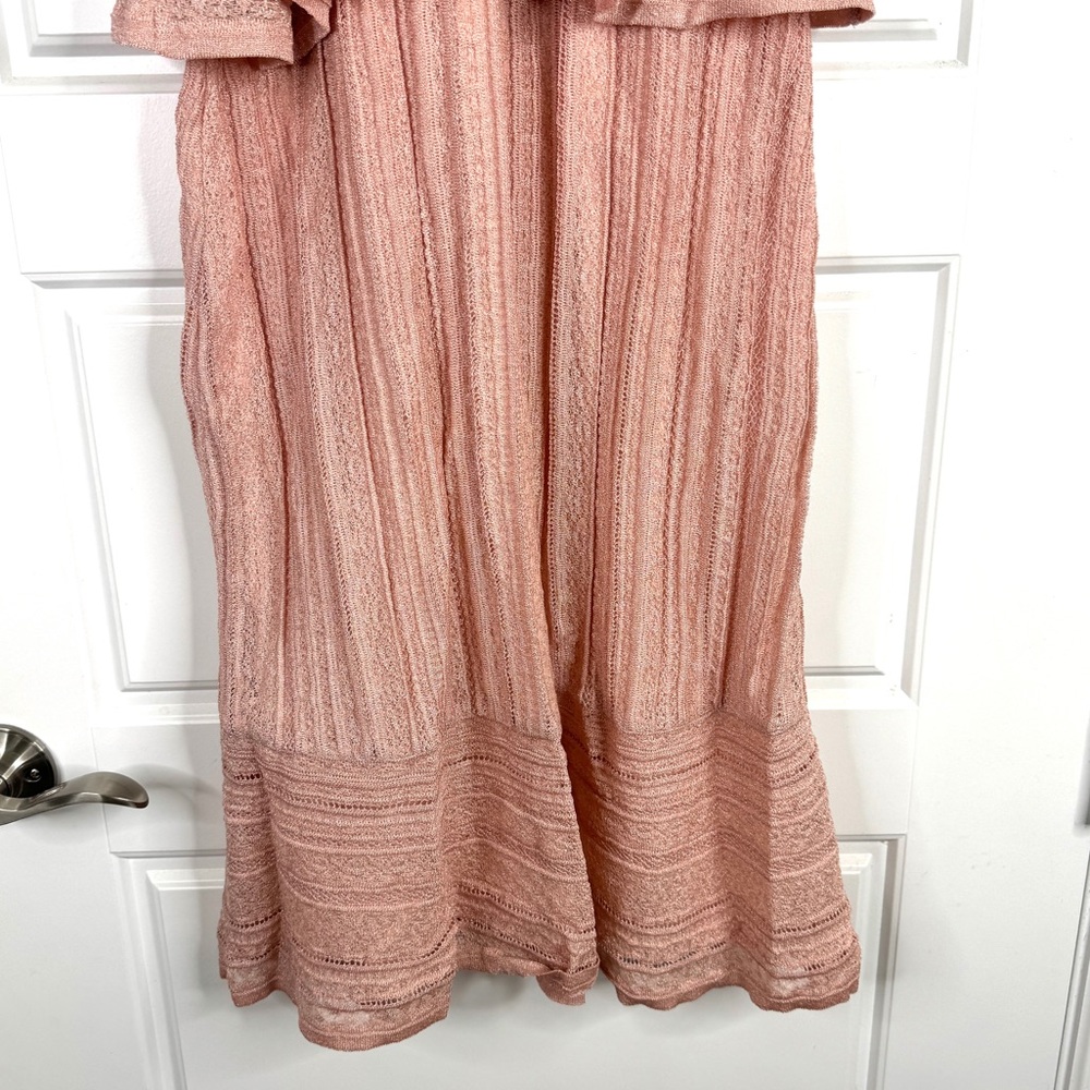 MISSONI A Line Woven Dress NEW Size 42 Blush PInk - Picture 4 of 16
